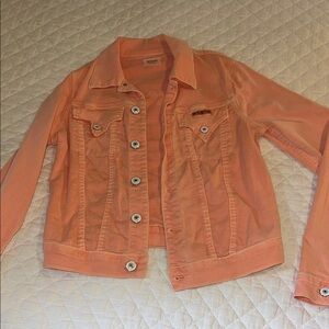 Hudson Peach Denim Jacket